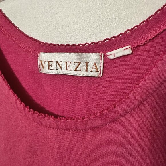 Venezia Women's Pink Tank Top - Size L (large) - Picture 3 of 6